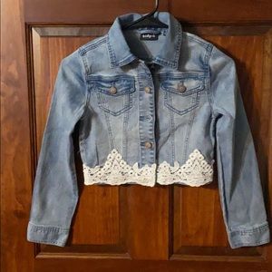 Girls Jean jacket size S 7/8